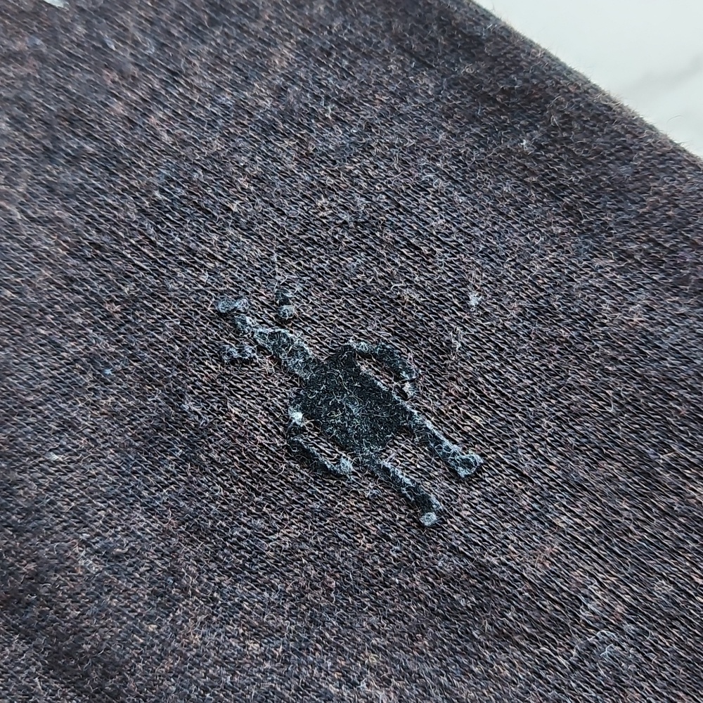 Smartwool Dark Brown Quarter Zip Mock Neck Sweater M - Picture 4 of 7